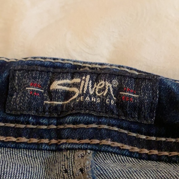 Vintage Silver Low Rise Jeans - Picture 3 of 3